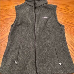 Columbia Charcoal Sleeveless Fleece